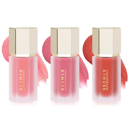 Liquid Blush - Soft Cream Blush for Cheeks, Long-Wearing, Waterproof & Smudge Proof, Dewy Finish